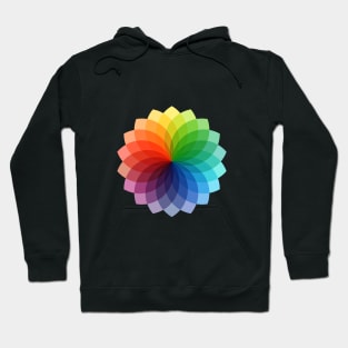 Abstract colorful flower design Hoodie